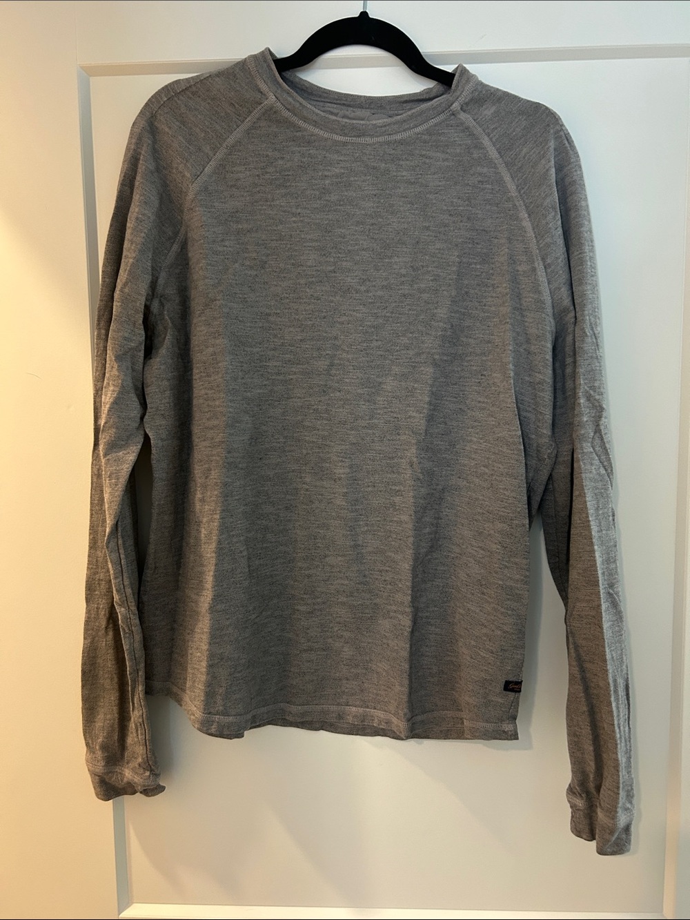 Good Man Brand Heather Gray Crewneck Top